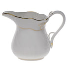 Herend Golden Edge Creamer, alternate view