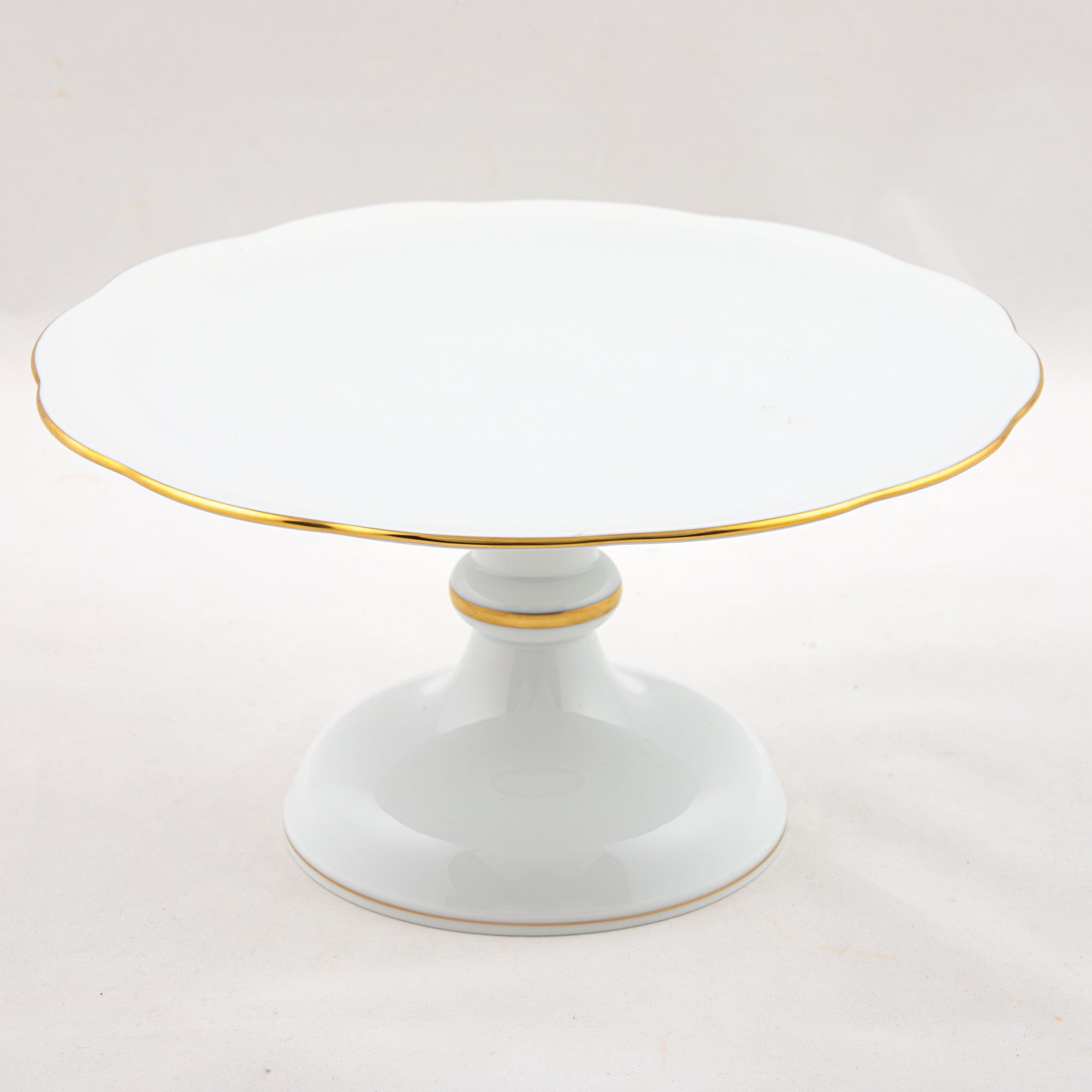 Herend Golden Edge Footed Cake Plate — additional view
