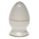 Hand-painted Herend Golden Edge Salt Shaker Multi Hole Salt & Pepper Shaker Set in fine porcelain, 2.5in H, on a white background