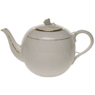 Herend Golden Edge Tea Pot with Rose Teapot, alternate view