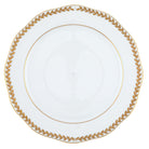 Hand-painted Herend Golden Laurel Charger Charger & Service Plate in fine porcelain, 12in D, on a white background