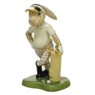 Golf Bunny Figurine in hand-painted Butterscotch porcelain by Herend of Hungary