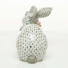 Herend Gray Bunny with Garland Figurine — additional view
