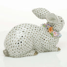 Herend Gray Bunny with Garland Figurine — additional view