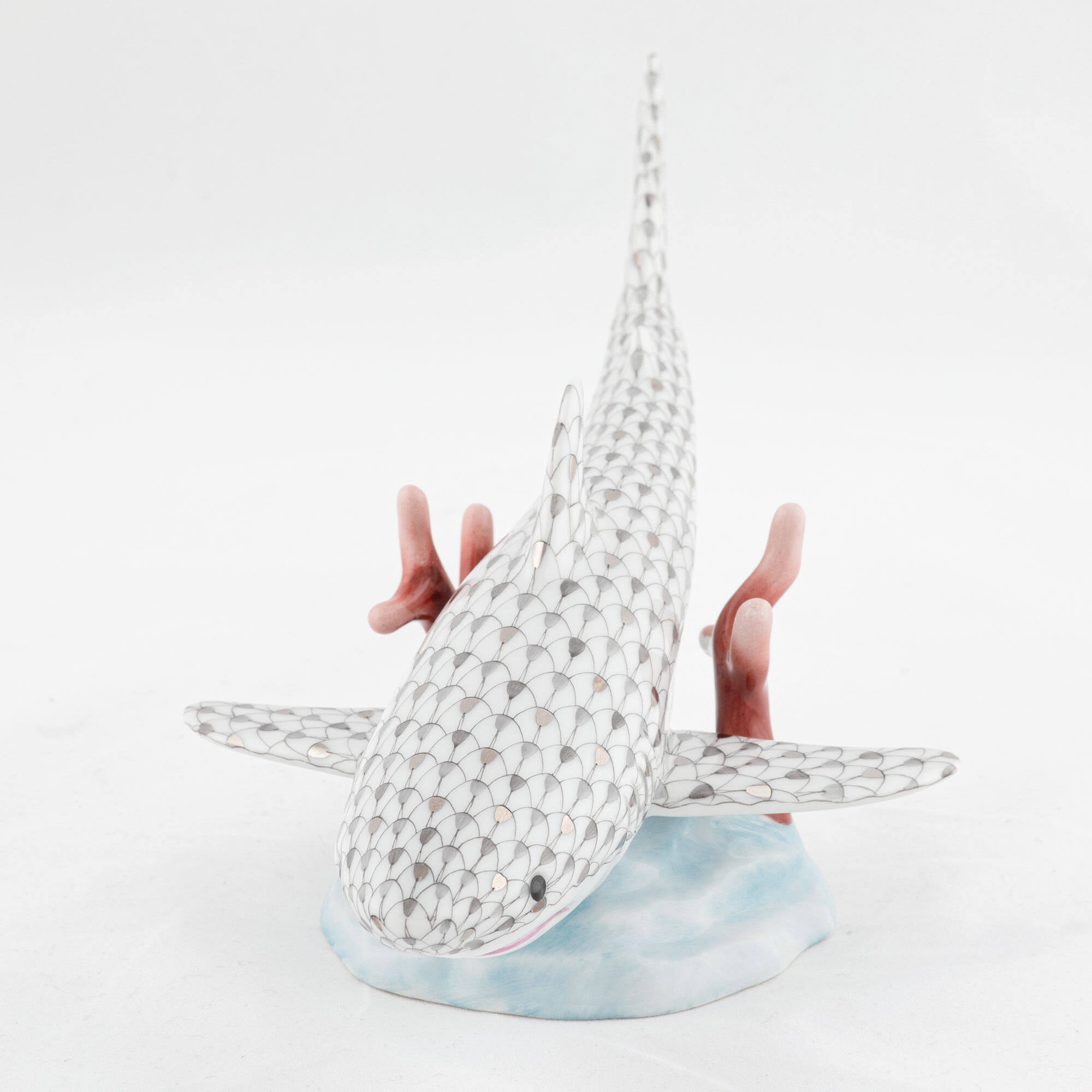 Herend Great White Shark Figurine — additional view