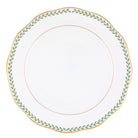 Hand-painted Herend Green Laurel Charger Charger & Service Plate in fine porcelain, 12in D, on a white background