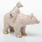 Herend Grizzly Bear and Baby Figurine — additional view
