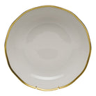 Hand-painted Herend Gwendolyn Open Vegetable Bowl in fine porcelain, 10.5in D, on a white background