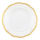 Hand-painted Herend Gwendolyn Salad Plate in fine porcelain, 7.5in D, on a white background