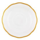 Hand-painted Herend Gwendolyn Tea Saucer Cup & Saucer Set in fine porcelain, 6in D, on a white background