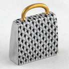 Herend Handbag Figurine – Black, alternate view