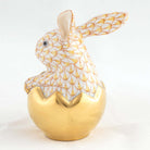 Herend Hatching Bunny Figurine – Butterscotch, alternate view