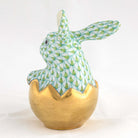 Herend Hatching Bunny Figurine – Key Lime, alternate view