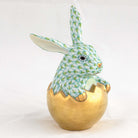Herend Hatching Bunny Figurine – Key Lime, alternate view