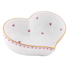 Herend Heart Bowl in Raspberry - Hand-painted Hungarian porcelain by Herend. Paris Tableware.