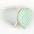 Herend Heart Box – Key Lime, alternate view