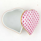 Herend Heart Box – Raspberry, alternate view