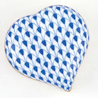 Herend Heart Box – Sapphire, alternate view