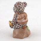 Herend Hiking Bear Figurine – Chocolate, alternate view