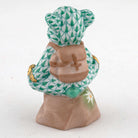 Herend Hiking Bear Figurine – Green, alternate view