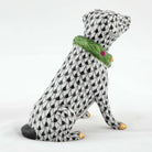Herend Holiday Dog Figurine – Black, alternate view