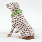 Herend Holiday Dog Figurine – Chocolate, alternate view