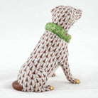 Herend Holiday Dog Figurine – Chocolate, alternate view