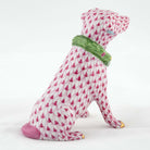 Herend Holiday Dog Figurine – Raspberry, alternate view