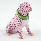 Herend Holiday Dog Figurine – Raspberry, alternate view