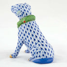 Herend Holiday Dog Figurine – Sapphire, alternate view