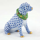 Herend Holiday Dog Figurine – Sapphire, alternate view