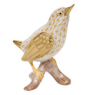 House Wren Figurine in hand-painted Butterscotch porcelain by Herend of Hungary