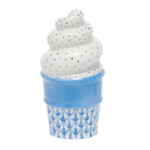 Ice Cream Cone Figurine in hand-painted Blue porcelain by Herend of Hungary