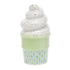 Ice Cream Cone Figurine in hand-painted Key Lime porcelain by Herend of Hungary