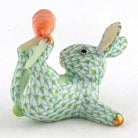 Herend Juggler Bunny Figurine – Key Lime, alternate view