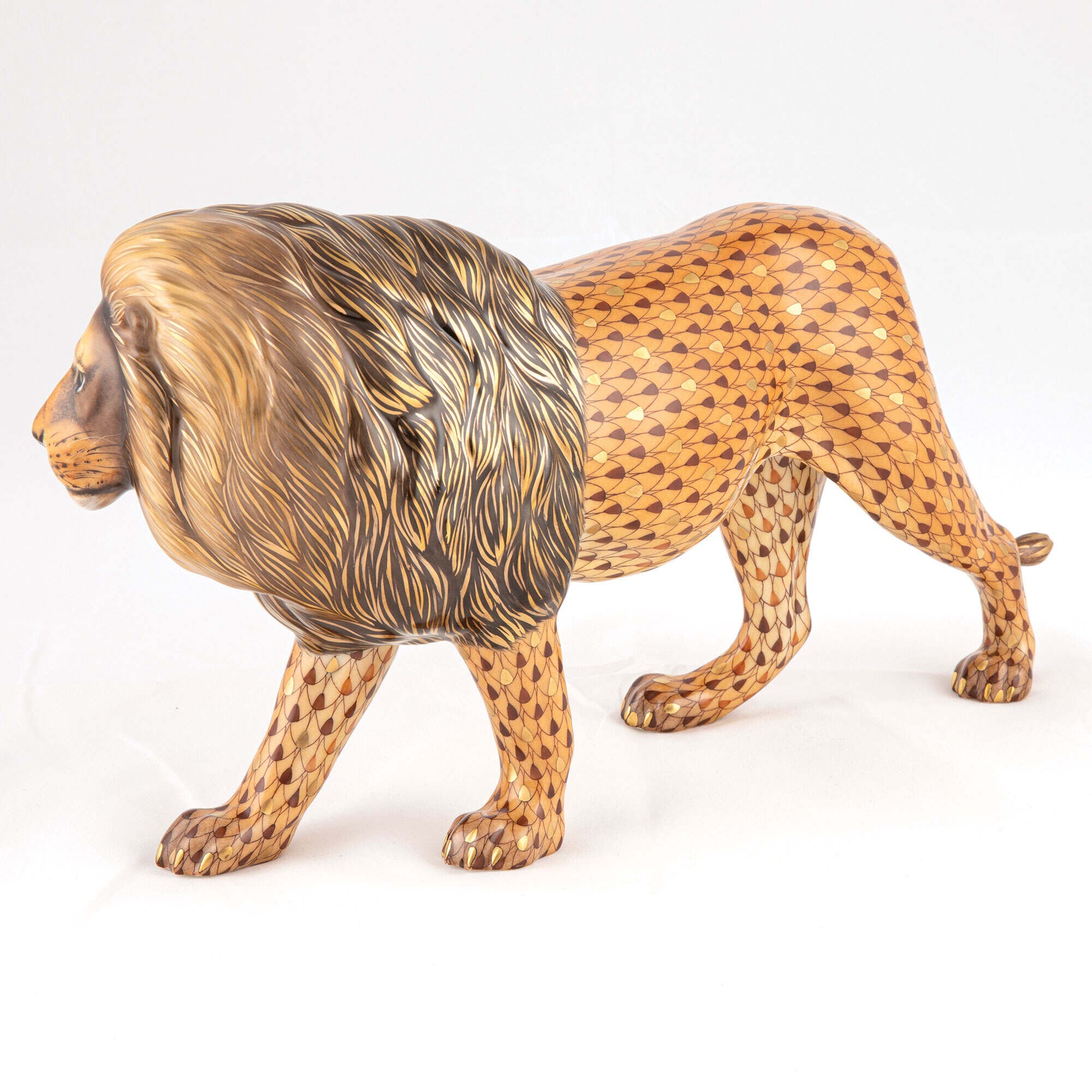 Herend King of the Jungle Figurine — additional view