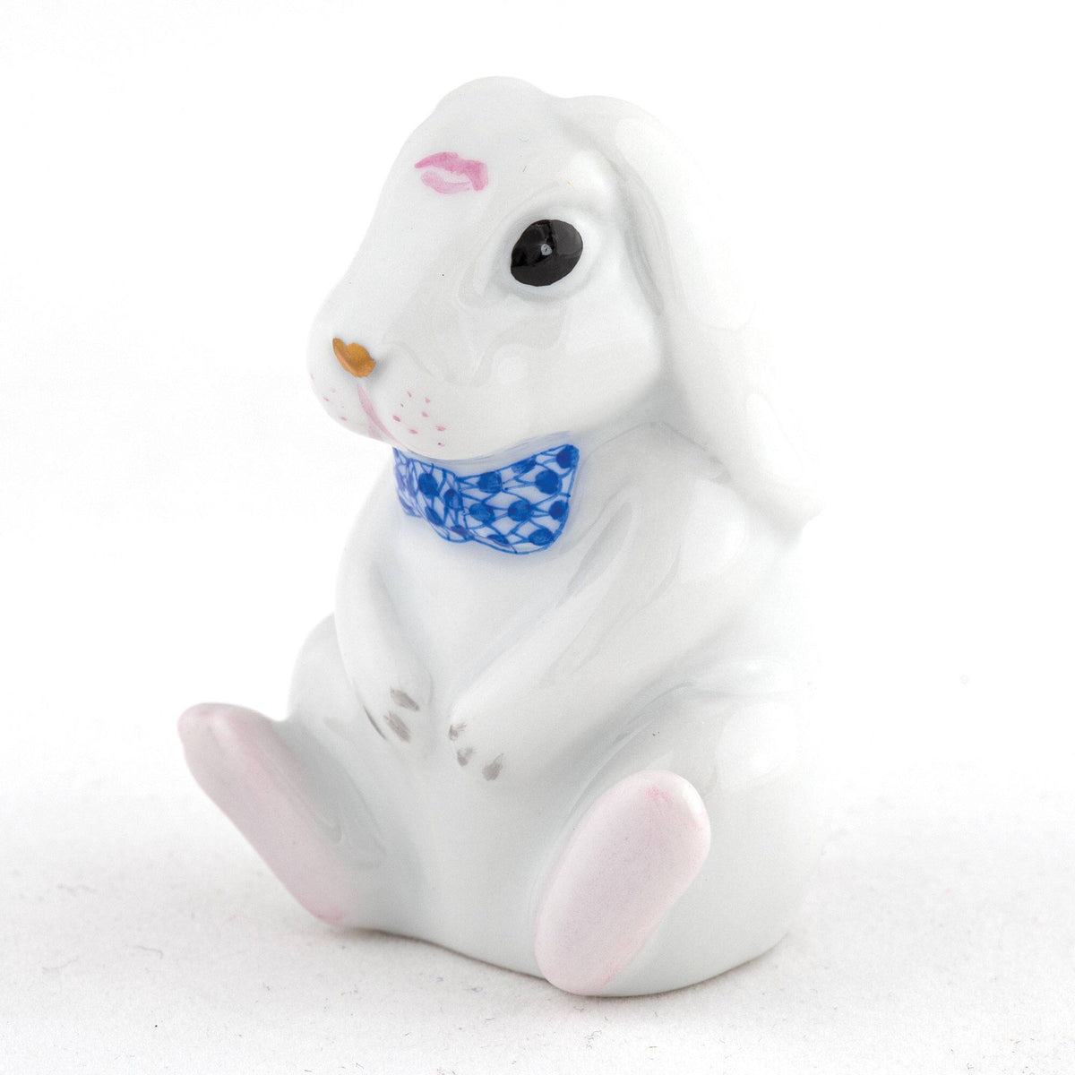 Herend Kisses Figurine – Sapphire, alternate view