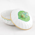 Herend Ladybug Box – Key Lime, alternate view