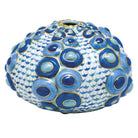 Hand-painted Herend Large Sea Urchin Figurine in fine porcelain, 6.25in L X 3.5in H, on a white background