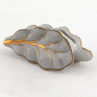 Herend Leaf Place Card Holder – Black, alternate view