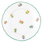 Hand-painted Herend Lindsay Bread and Butter Plate in fine porcelain, 6in D, on a white background