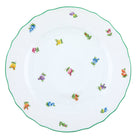 Hand-painted Herend Lindsay Dinner Plate in fine porcelain, 10.5in D, on a white background