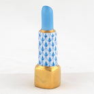 Herend Lipstick Figurine – Blue, alternate view