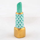 Herend Lipstick Figurine – Green, alternate view