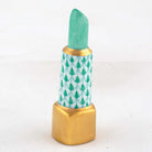 Herend Lipstick Figurine – Green, alternate view