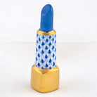 Herend Lipstick Figurine – Sapphire, alternate view