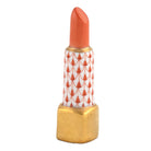 Lipstick Figurine in hand-painted Rust porcelain by Herend of Hungary