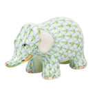 Herend Little Elephant Figurine – Key Lime, alternate view