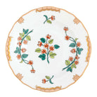 Hand-painted Herend Livia Dessert Plate in fine porcelain, 8.25in D, on a white background