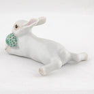 Herend Lying Bunny with Eggs Figurine, alternate view